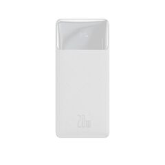 BASEUS BIPOW OVERSEAS EDITION POWER BANK 10000MAH 20W ΜΕ 2 ΘΎΡΕΣ USB-A ΚΑΙ ΘΎΡΑ USB-C ΛΕΥΚΌ (PPBD050502) (BASPPBD050502)