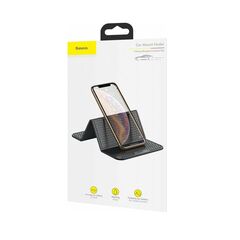 BASEUS CAR TOOL FOLDING BRACKET ANTISKID PAD SELF-ADHESIVE HOLDER NANOPAD BLACK (SUWNT-01) (BASSUWNT-01)