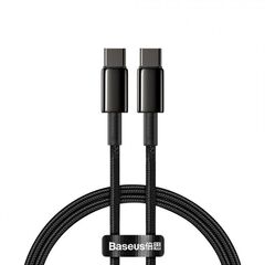 BASEUS TUNGSTEN GOLD CABLE TYPE-C TO TYPE-C 100W 1M BLACK (CATWJ-01) (BASCATWJ-01)