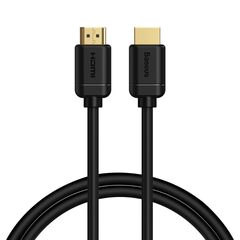 BASEUS 2X HDMI 2.0 4K 60HZ CABLE HDR 18GBPS 1M BLACK (CAKGQ-A01) (BASCAKGQ-A01)