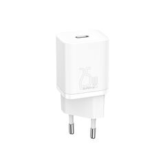 BASEUS SUPER SI 1C TRAVEL  QUICK CHARGER WHITE (25W) (CCSP020102) (BASCCSP020102)