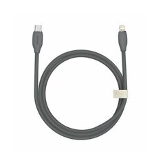 BASEUS TYPE C - LIGHTNING JELLY LIQUID SILICA GEL CABLE 20W 1.2M BLACK (CAGD020001) (BASCAGD020001)