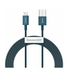 BASEUS LIGHTNING SUPERIOR SERIES CABLE, FAST CHARGING, DATA 2.4A, 2M BLUE (CALYS-C03) (BASCALYS-C03)