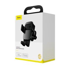 BASEUS CAR MOUNT CUBE GRAVITY VEHICLE-MOUNTED HOLDER BLACK (SUYL-FK01) (BASSUYL-FK01)