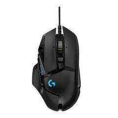 LOGITECH USB G502 HERO BLACK GAMING MOUSE (910-005470) (LOGG502H)