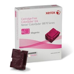 XEROX COLORQUBE 8870 MAGENTA SOLID INK (6PK, 17.3K) (108R00955) (XER108R00955)