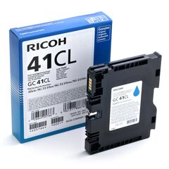 RICOH GC 41CL GEL INK CYAN 600P (GC-41CL)  (405766) (RICGC41CL)
