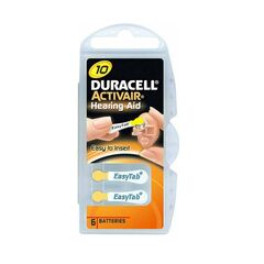 DURACELL ACTIVAIR ΜΠΑΤΑΡΊΕΣ ΑΚΟΥΣΤΙΚΏΝ ΒΑΡΗΚΟΪ́ΑΣ 10 1.4V 6ΤΜΧ (ACA10MF) (DURACA10MF)