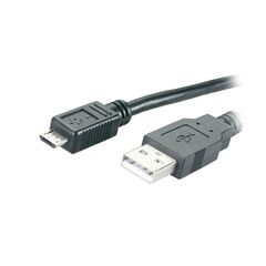 ΚΑΛΏΔΙΟ MEDIARANGE USB 2.0 A PLUG/MICRO USB B PLUG 1.2M BLACK (MRCS138)