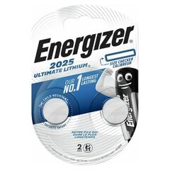 ENERGIZER ULTIMATE LITHIUM ΜΠΑΤΑΡΊΕΣ ΡΟΛΟΓΙΏΝ CR2025 3V 2ΤΜΧ (27108209) (ENE27108209)