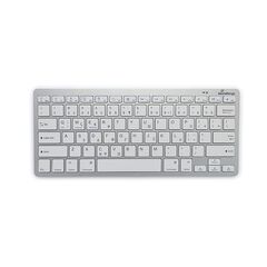 MEDIARANGE COMPACT-SIZED BLUETOOTH 5.0 KEYBOARD WITH 78 ULTRAFLAT KEYS SILVER (MROS132-GR)