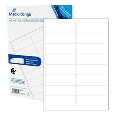MEDIARANGE ΕΤΙΚΈΤΕΣ ΓΕΝΙΚΉΣ ΧΡΉΣΗΣ 99.1Χ33.9MM. ΛΕΥΚΈΣ (800 PACK) (MRINK147)