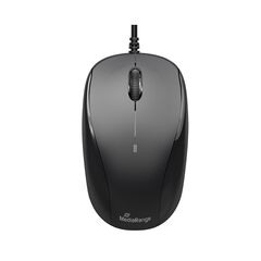 MEDIARANGE OPTICAL MOUSE CORDED 3-BUTTON (BLACK, WIRED) (MROS213)