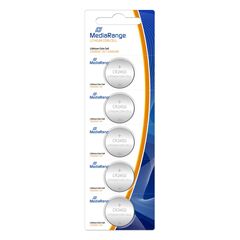 ΜΠΑΤΑΡΊΑ ΛΙΘΊΟΥ MEDIARANGE COIN CELLS CR2450 3V (5 PACK) (MRBAT138)