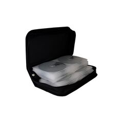 MEDIARANGE MEDIA STORAGE WALLET FOR 96 DISCS NYLON BLACK (MRBOX55)
