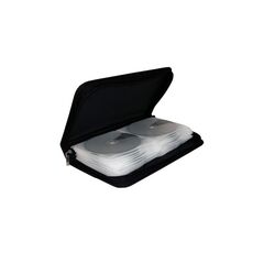 MEDIARANGE MEDIA STORAGE WALLET FOR 48 DISCS NYLON BLACK (MRBOX51)
