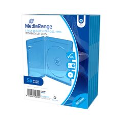 MEDIARANGE BD CASE  FOR 1 DISC 11MM BLUE  (5 PACK) (MRBOX38)
