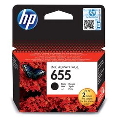 HP ΜΕΛΆΝΙ INKJET NO.655 BLACK (CZ109AE) (HPCZ109AE)