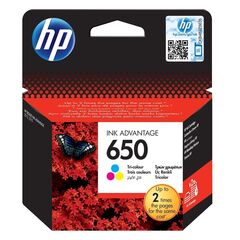 HP ΜΕΛΆΝΙ INKJET NO.650 COLOUR (CZ102AE) (HPCZ102AE)