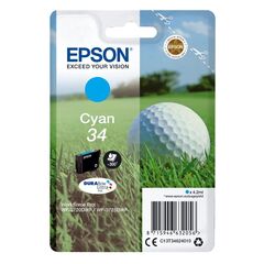 EPSON ΜΕΛΆΝΙ INKJET NO.34 CYAN (C13T34624010) (EPST346240)