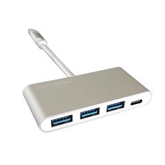 LC-POWER USB 3.0 HUB 3 -PORT USB-C(SILVER) ( LC-HUB-C-PD-2) ( LCHUB-C-PD-2)