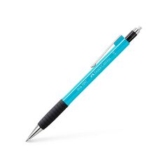 FABER-CASTELL ΜΗΧΑΝΙΚΌ ΜΟΛΎΒΙ 0.7MM ΜΕ ΓΌΜΑ - ΓΑΛΆΖΙΟ (134713) (FAB134713)