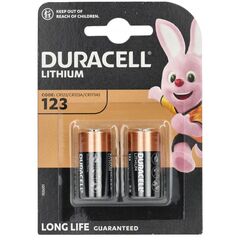 DURACELL ULTRA ΜΠΑΤΑΡΊΕΣ ΛΙΘΊΟΥ CR123A 3V 2ΤΜΧ (DUCR123A)(DURDUCR123A)
