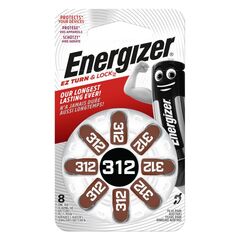 ENERGIZER ΜΠΑΤΑΡΊΕΣ ΑΚΟΥΣΤΙΚΏΝ ΒΑΡΗΚΟΪ́ΑΣ 312 1.4V 8ΤΜΧ (22579117) (ENE22579117)
