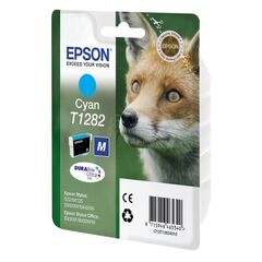 EPSON ΜΕΛΆΝΙ INKJET T1282 CYAN (C13T12824012) (EPST128240)
