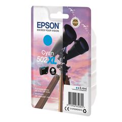 EPSON ΜΕΛΆΝΙ INKJET 502XL CYAN (C13T02W24010) (EPST02W240)