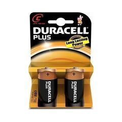 DURACELL PLUS ΑΛΚΑΛΙΚΈΣ ΜΠΑΤΑΡΊΕΣ C 1.5V 2ΤΜΧ (DPCLR14)(DURDPCLR14)