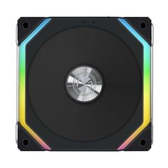 LIAN LI UNI FAN SL 120 V2 REVERSE BLADE SL120V2 BLACK - ARGB PWM CASE FAN (1PCS) NO CONTROLLER