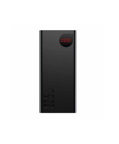 BASEUS ADAMAN POWER BANK 20000MAH 22.5W ΜΕ 2 ΘΎΡΕΣ USB-A ΚΑΙ ΘΎΡΑ USB-C QUICK CHARGE 3.0 ΜΑΎΡΟ (PPAD070101) (BASPPAD070101)