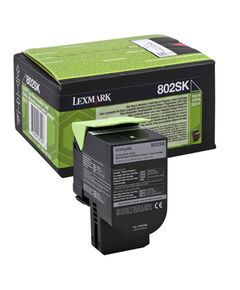 TONER LEXMARK 80C2SK0 BLACK (80C2SK0) (LEX80C2SK0)