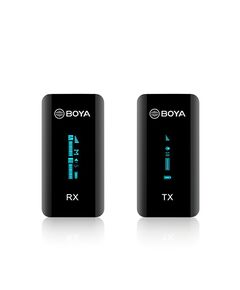 BOYA BY-XM6-S1 2.4 GHZ WIRELESS MIC SYSTEM 3.5MM FOR CAMERA, PHONE, LAPTOP (1 TRANSMITTER)