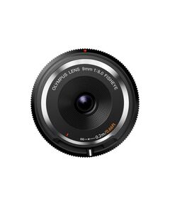 OLYMPUS 9MM 1:8.0 FISHEYE BLACK BODY CAP LENS (BCL-0980) LENSE MICRO FT