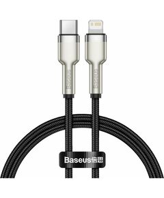 BASEUS USB-C CABLE FOR LIGHTNING CAFULE, PD, 20W, 0,25M BLACK (CATLJK-01) (BASCATLJK-01)
