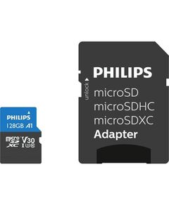 PHILIPS ULTRA PRO MICROSDXC 128GB CLASS 10 U3 V30 UHS-I ΜΕ USB READER (FM12MP65B/00) (PHIFM12MP65B-00)