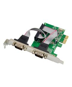 POWERTECH ΚΆΡΤΑ ΕΠΈΚΤΑΣΗΣ PCIE ΣΕ 2X RS232 ST37, 115.2KBPS