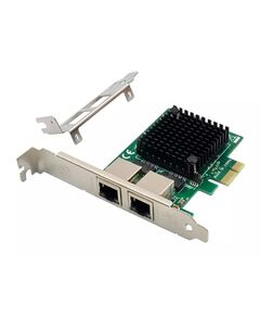 POWERTECH ΚΆΡΤΑ ΕΠΈΚΤΑΣΗΣ PCIE ΣΕ 2X RJ45 GIGABIT ST7279, JL82571GB