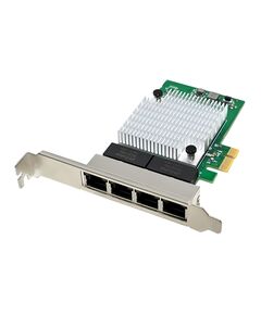 POWERTECH ΚΆΡΤΑ ΕΠΈΚΤΑΣΗΣ PCIE ΣΕ 4X RJ45 ST7387, 1000MBPS
