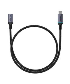 BASEUS HIGH DEFINITION EXTENSION CABLE USB-C MALE TO FEMALE 10GBPS, 0,5M (BLACK) (B0063370C111-00) (BASB0063370C111-00)