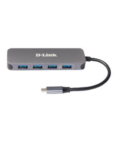 D-LINK USB-C TO 4-PORT USB 3.0 HUB WITH POWER DELIVERY (DUB-2340)