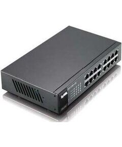 ZYXEL SWITCH GS1100-16, 16 PORTS 10/100/1000MBPS, ENTERPRISE LAN SWITCH, RACKMOUNT, 2YW.