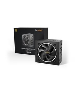 BEQUIET PSU PURE POWER 12 M 1200W BN346, GOLD CERTIFIED, MODULAR CABLES, SILENT OPTIMIZED 12 CM FAN, 10YW.
