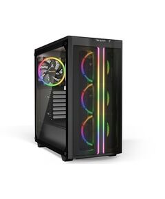 BEQUIET PC CHASSIS PURE BASE 500FX WINDOW BGW43, MIDI TOWER ATX, BLACK, ARGB LIGHTING, W/O PSU, 3X12CM LIGHT WINGS(FRONT), 1X14CM LIGHT WINGS 2 FAN (REAR), 3YW.