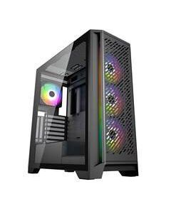 SUPERCASE PC CHASSIS AC29AL, MIDI TOWER ATX, BLACK, W/O PSU, 3X 12CM FRONT FAN, 1X 12CM REAR FAN, 2YW