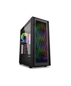 SHARKOON RGB WAVE GAMING FULL TOWER PC CASE BLACK (39838340) (SHR39838340)