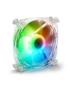 SHARKOON SHARK DISC CASE FAN 120MM ΜΕ RGB ΦΩΤΙΣΜΌ ΚΑΙ ΣΎΝΔΕΣΗ 3-PIN ΛΕΥΚΌ (SHDISCRGBFAN) (SHRSHDISCRGBFAN)