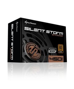SHARKOON SILENTSTORM SFX 450W ΜΑΎΡΟ ΤΡΟΦΟΔΟΤΙΚΌ ΥΠΟΛΟΓΙΣΤΉ FULL WIRED 80 PLUS BRONZE (SILENTSTORMB450BK) (SHRSILENTSTORMB450BK)